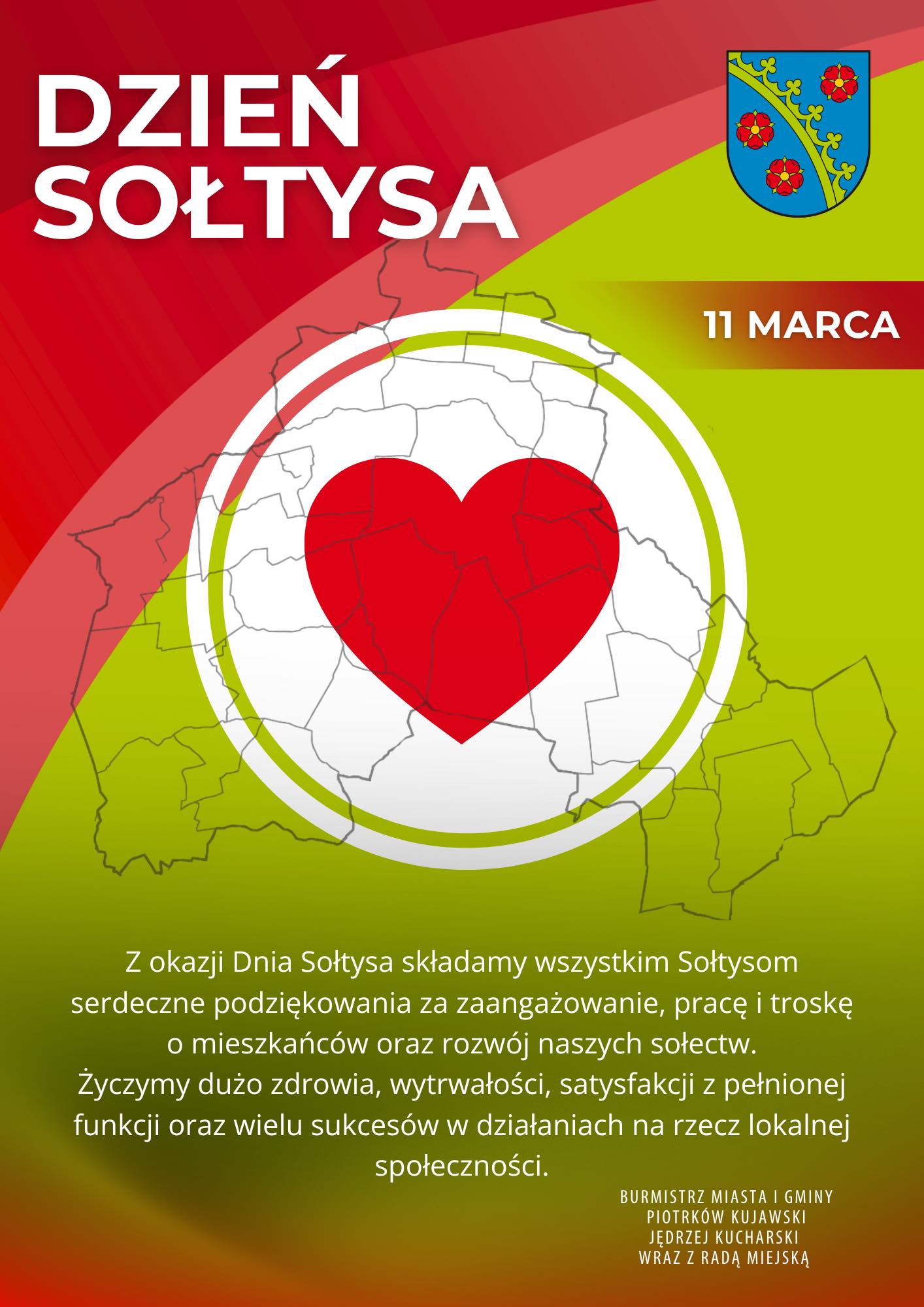 Życzenia z okazji Dnia Sołtysa - 11 marca