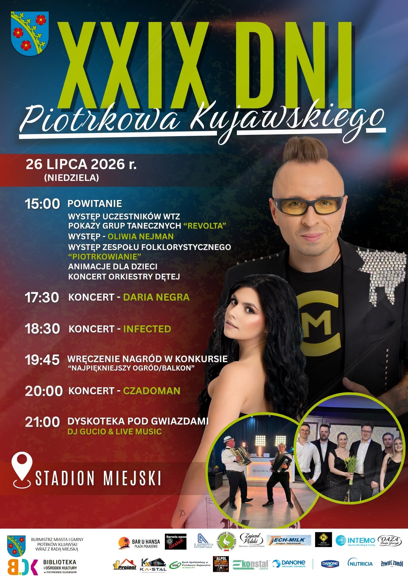 XXIX Dni Piotrkowa Kujawskiego – drugi dzień świętowania!