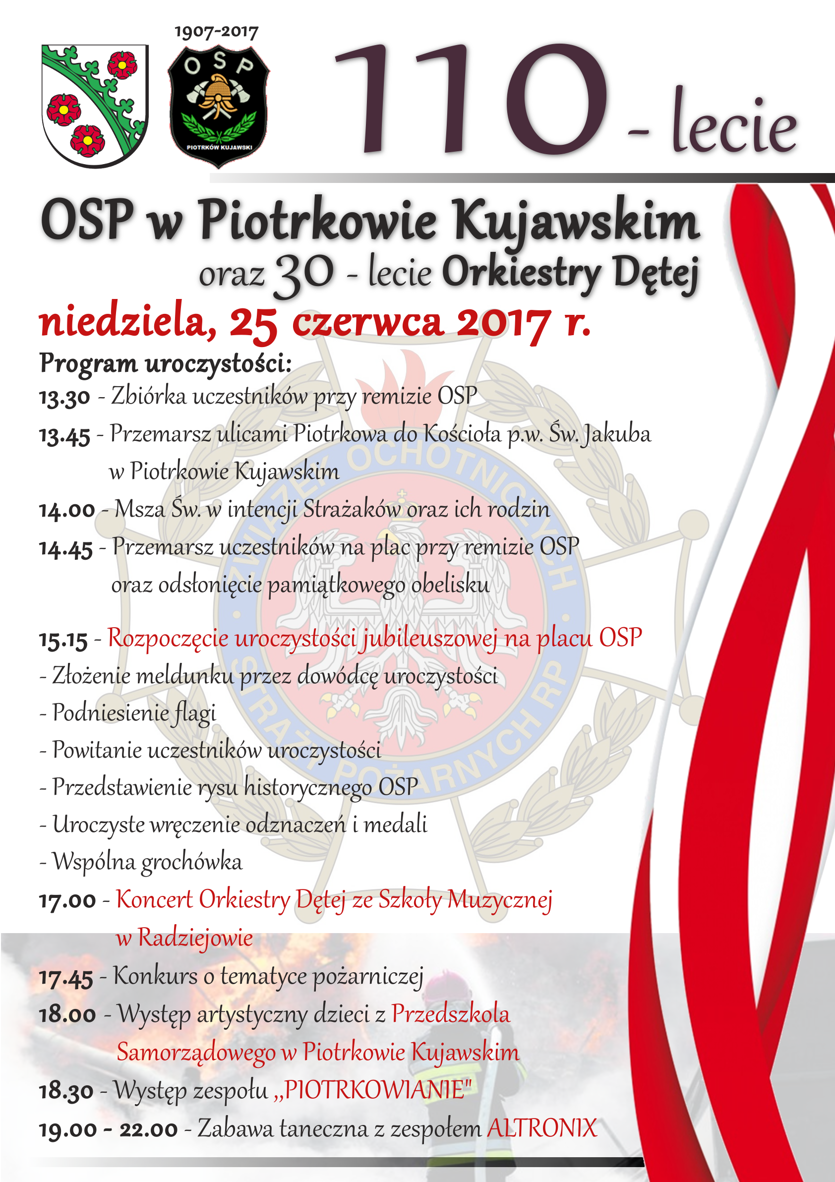 110 - lecie OSP w Piotrkowie Kujawskim